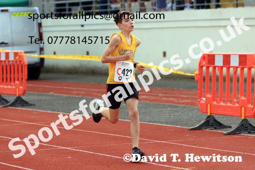 Boys Under-13s, 2024 Northern Mens 6 and Womens 4 and Youngsters Relays, Stanley Park, Blackpool.  Photo: David T. Hewitson/Sports for All Pics